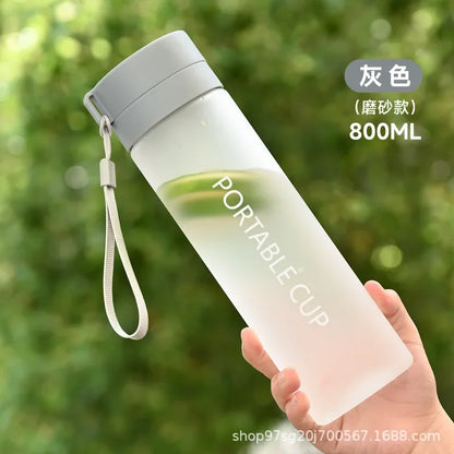 Water Bottle 600/800ml Portable Travel Sport Bottle Equipped with Filter Children's School Anti Drop Water Cup with Lifting Rope - Merit Sell