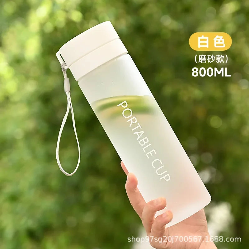 Water Bottle 600/800ml Portable Travel Sport Bottle Equipped with Filter Children's School Anti Drop Water Cup with Lifting Rope - Merit Sell