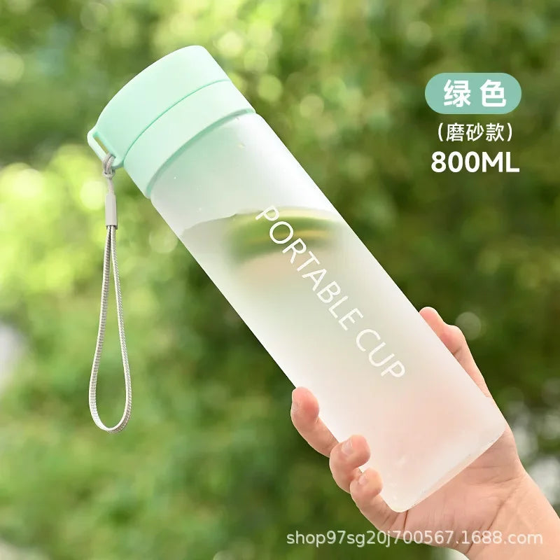 Water Bottle 600/800ml Portable Travel Sport Bottle Equipped with Filter Children's School Anti Drop Water Cup with Lifting Rope - Merit Sell