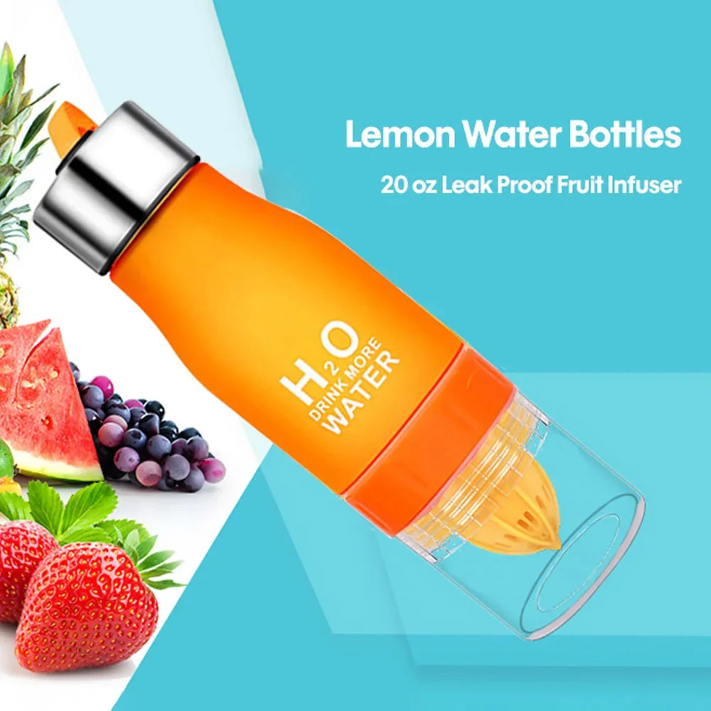 Water Bottle Sport Gourd Cup Fruit Infuser Juice H2O Lemon Leak Proof Travel Eco Friendly Bicycle Bottles Outdoor Mug Drinkware - Merit Sell
