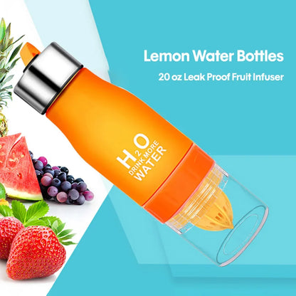 Water Bottle Sport Gourd Cup Fruit Infuser Juice H2O Lemon Leak Proof Travel Eco Friendly Bicycle Bottles Outdoor Mug Drinkware - Merit Sell