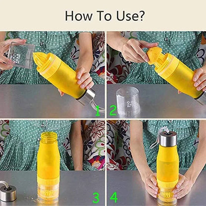 Water Bottle Sport Gourd Cup Fruit Infuser Juice H2O Lemon Leak Proof Travel Eco Friendly Bicycle Bottles Outdoor Mug Drinkware - Merit Sell