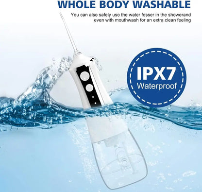 Water Flosser Teeth Picks, Cordless Portable Oral Irrigator, Powerful And Rechargeable Water Flosser For Teeth, Brace Care - Merit Sell