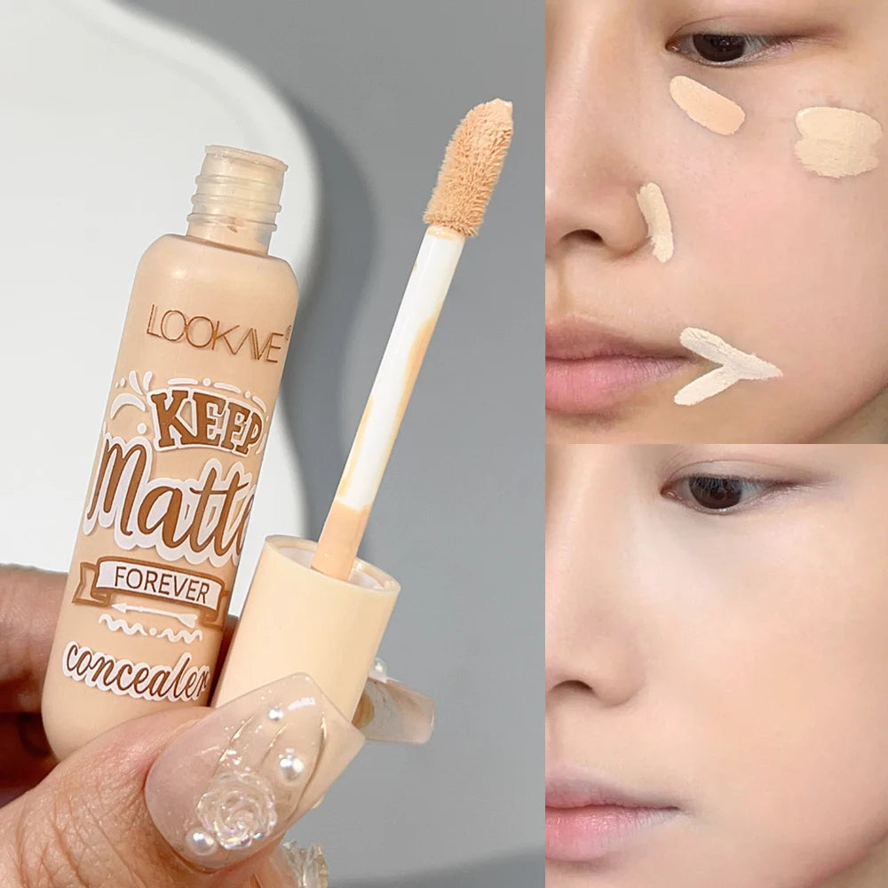 Waterproof Matte Liquid Concealer Cream Makeup Moisturizing Cover Acne Dark Circles Foundation Modify Face Contouring Cosmetics - Merit Sell