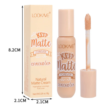 Waterproof Matte Liquid Concealer Cream Makeup Moisturizing Cover Acne Dark Circles Foundation Modify Face Contouring Cosmetics - Merit Sell