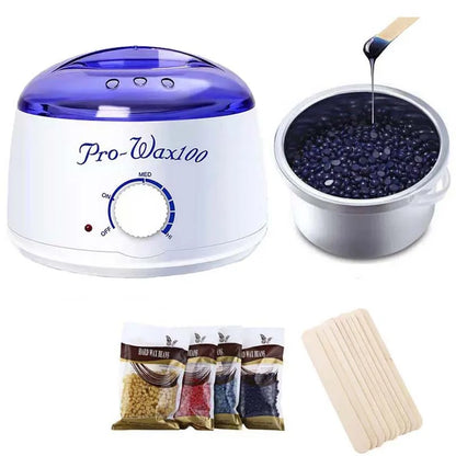 Wax Heater Machine SPA Body Epilator Paraffin Wax Pot Smart Fast Melt HairRemoval Wax Beans Bead Heating Tool - Merit Sell