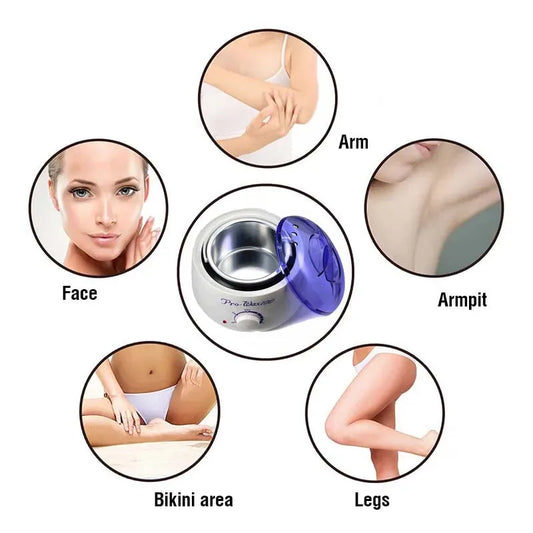 Wax Heater Machine SPA Body Epilator Paraffin Wax Pot Smart Fast Melt HairRemoval Wax Beans Bead Heating Tool - Merit Sell