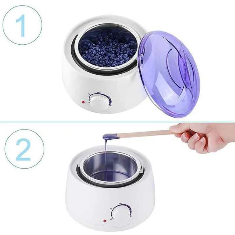 Wax Heater Machine SPA Body Epilator Paraffin Wax Pot Smart Fast Melt HairRemoval Wax Beans Bead Heating Tool - Merit Sell
