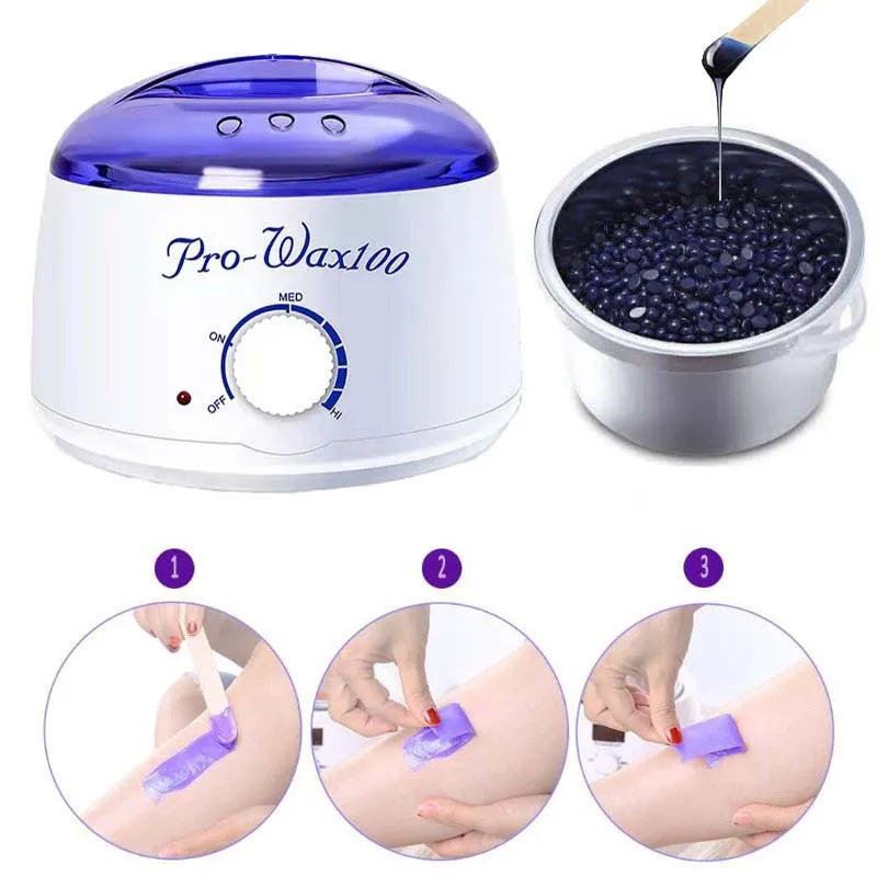 Wax Heater Machine SPA Body Epilator Paraffin Wax Pot Smart Fast Melt HairRemoval Wax Beans Bead Heating Tool - Merit Sell