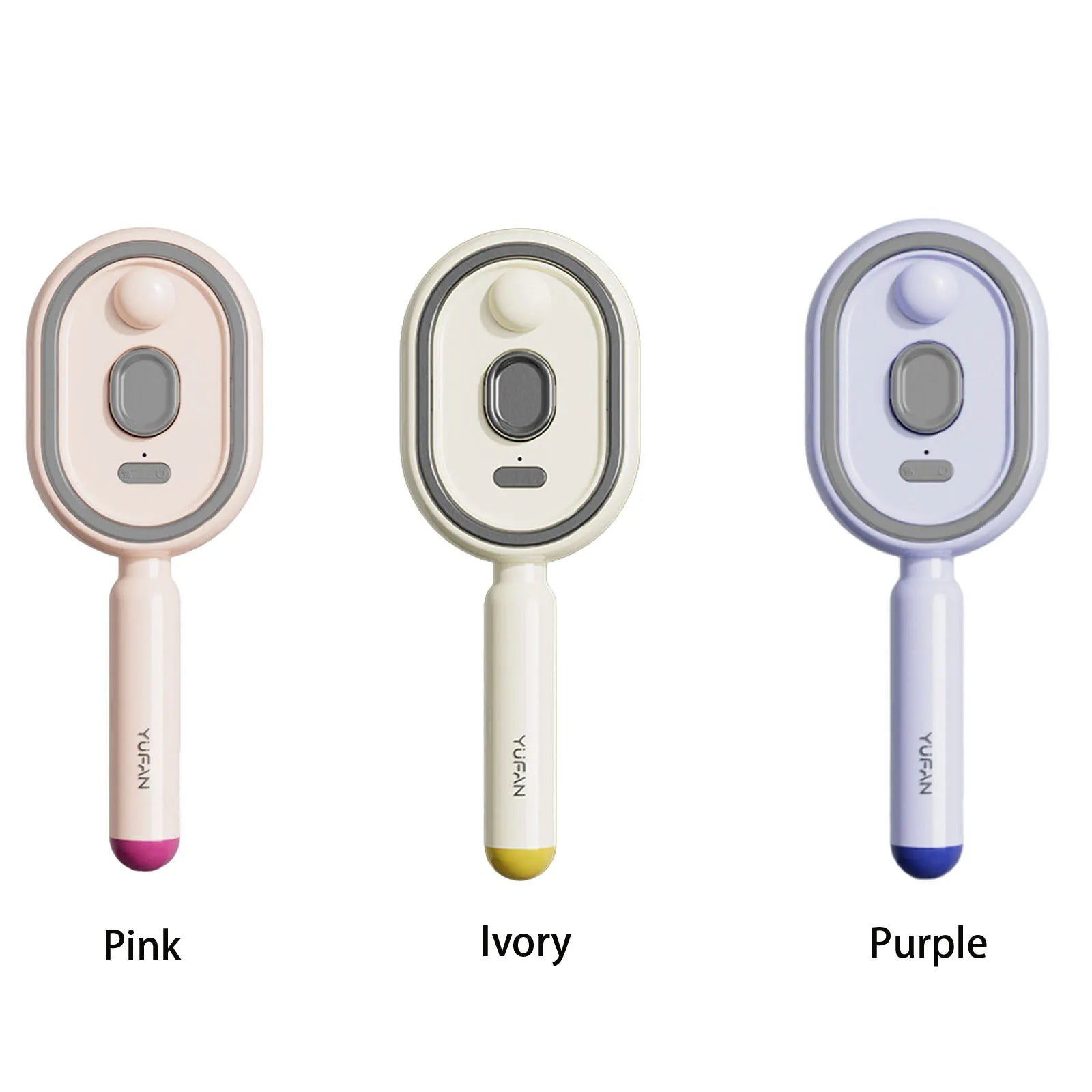 Wet Electrics Hairbrush with Water Spray Rechargeable Steams Hair Straightener USB-C Charging Anti-Static Red Light Hair Brush - Merit Sell