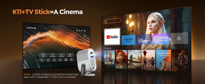 Wimius 1080P Projector 4K Home Theater 1000ANSI Dolby Audio with WiFi6 20W Speakers Movie Proyector Portable Outdoor Projectors - Merit Sell