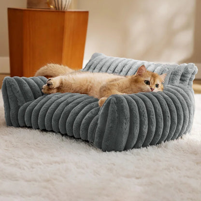Winter Warm Pet Dog Bed for Small Medium Dogs Cats Comfortable Cat Sofa Nest Plush Puppy Bed Dog Sofa Pet Supplies - Merit Sell