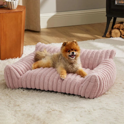 Winter Warm Pet Dog Bed for Small Medium Dogs Cats Comfortable Cat Sofa Nest Plush Puppy Bed Dog Sofa Pet Supplies - Merit Sell
