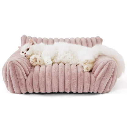 Winter Warm Pet Dog Bed for Small Medium Dogs Cats Comfortable Cat Sofa Nest Plush Puppy Bed Dog Sofa Pet Supplies - Merit Sell