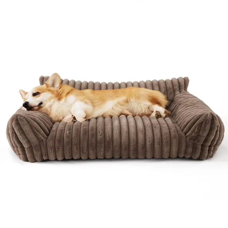 Winter Warm Pet Dog Bed for Small Medium Dogs Cats Comfortable Cat Sofa Nest Plush Puppy Bed Dog Sofa Pet Supplies - Merit Sell