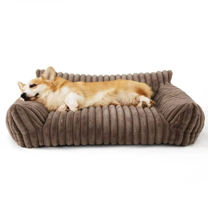 Winter Warm Pet Dog Bed for Small Medium Dogs Cats Comfortable Cat Sofa Nest Plush Puppy Bed Dog Sofa Pet Supplies - Merit Sell