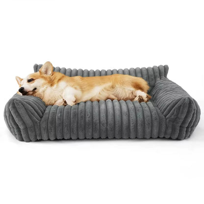 Winter Warm Pet Dog Bed for Small Medium Dogs Cats Comfortable Cat Sofa Nest Plush Puppy Bed Dog Sofa Pet Supplies - Merit Sell