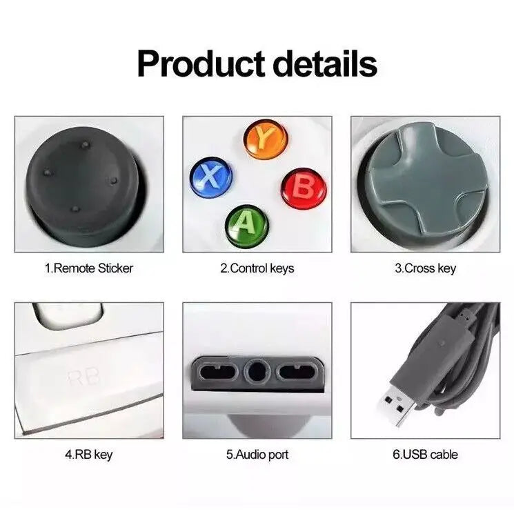 Wired Controller USB For PC Compatible With Xbox 360 / Windows 7 8 10 11 Gamepad - Merit Sell