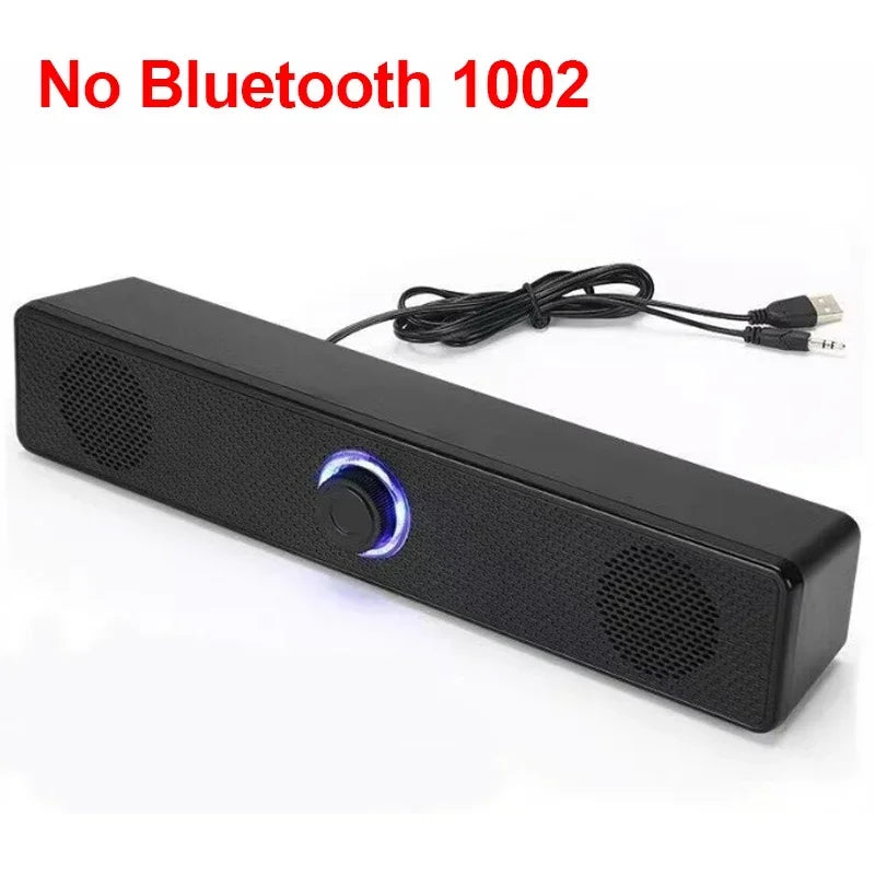 Wireless Bluetooth and PC Soundbar Wired Speaker USB Powered Soundbar for TV Pc Laptop Gaming Home Theater Surround Audio System - Merit Sell
