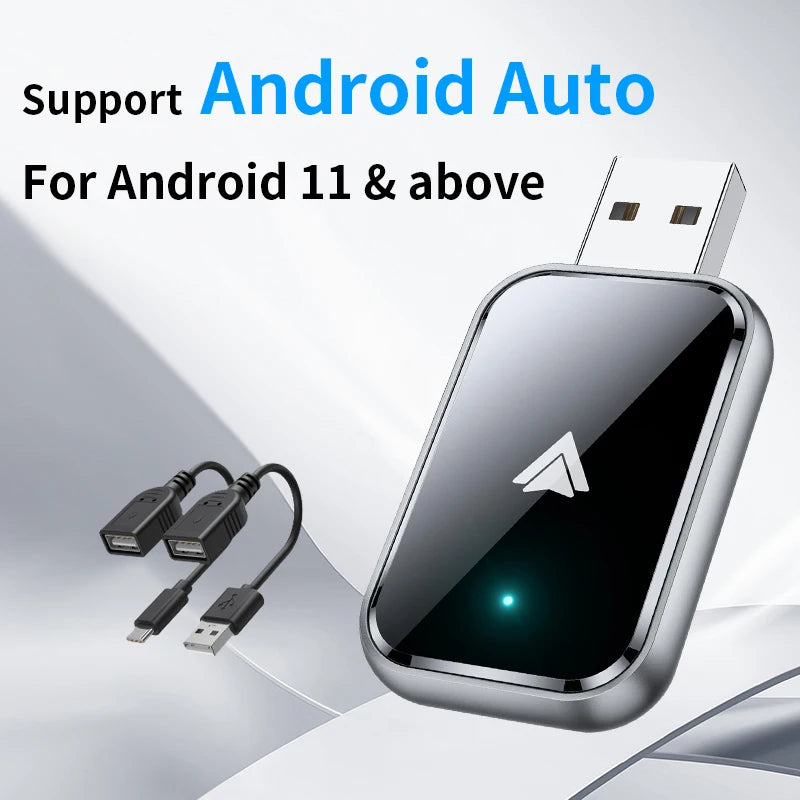Wireless CarPlay Adapter for iPhone,2in1 Wired to Wireless CarPlay,wireless apple carplay adapter with usb-c/Type-C android auto - Merit Sell