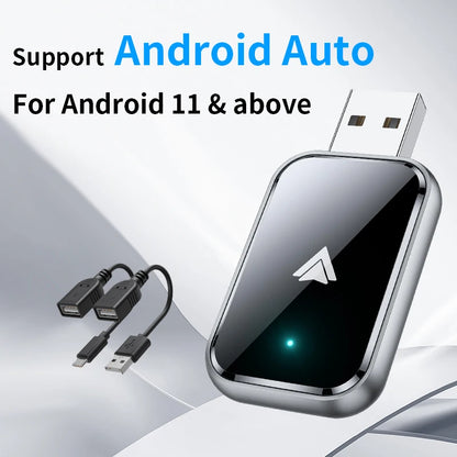 Wireless CarPlay Adapter for iPhone,2in1 Wired to Wireless CarPlay,wireless apple carplay adapter with usb-c/Type-C android auto - Merit Sell
