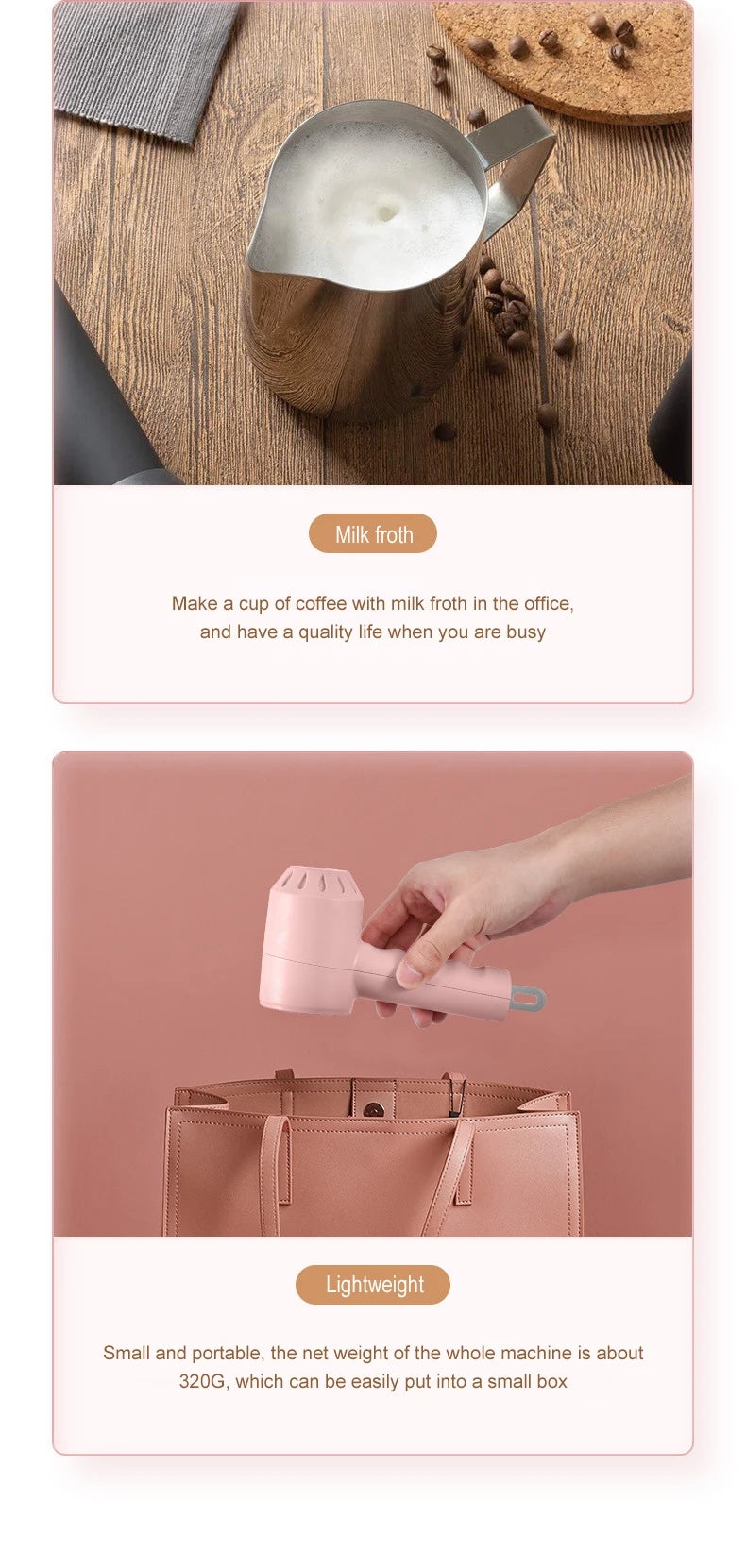 Wireless Portable Electric Food Mixer Hand Blender 3 Speeds High Power Dough Blender Egg Beater Baking Hand Mixer Kitchen Tools - Merit Sell