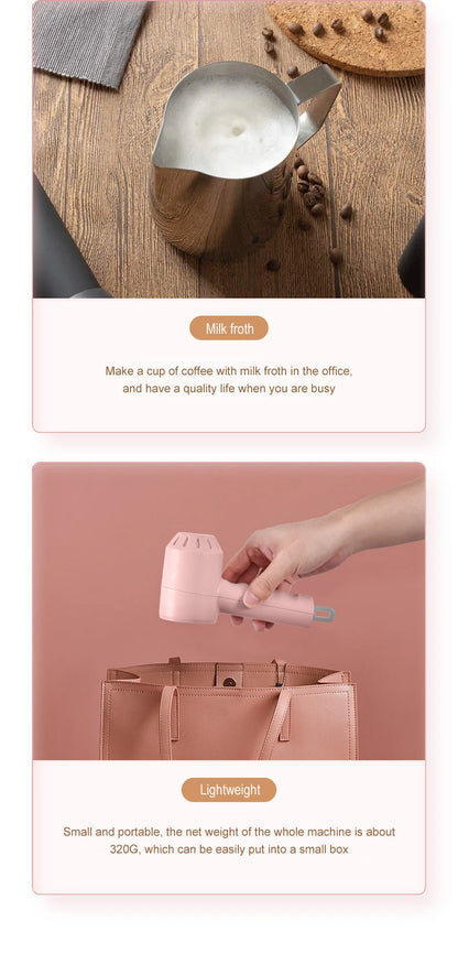 Wireless Portable Electric Food Mixer Hand Blender 3 Speeds High Power Dough Blender Egg Beater Baking Hand Mixer Kitchen Tools - Merit Sell