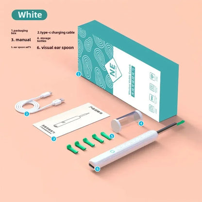 Wireless WiFi Ear Pick Otoscope Camera Borescope Luminous Ear Wax Cleaning Teeth Oral Inspection Health Care Ear Cleaner Tool - Merit Sell