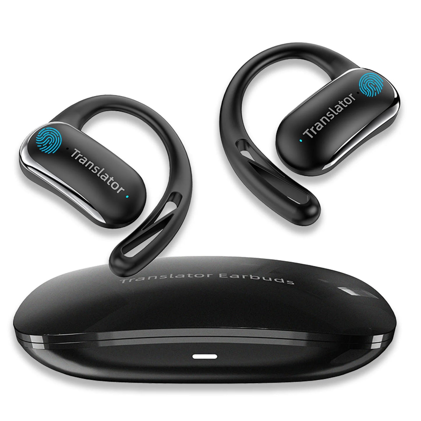 Wooask F56 Translator Earbuds -Real Time 144 Languages, Open Ear Translation Earphones No WIFI Needed, for Travel - Merit Sell