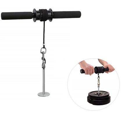 Wrist Roller Gym Forearm Exerciser Arm Equipment Biceps Trainer Shaper Home Gym Fitness Workout Equipment Strengthener - Merit Sell