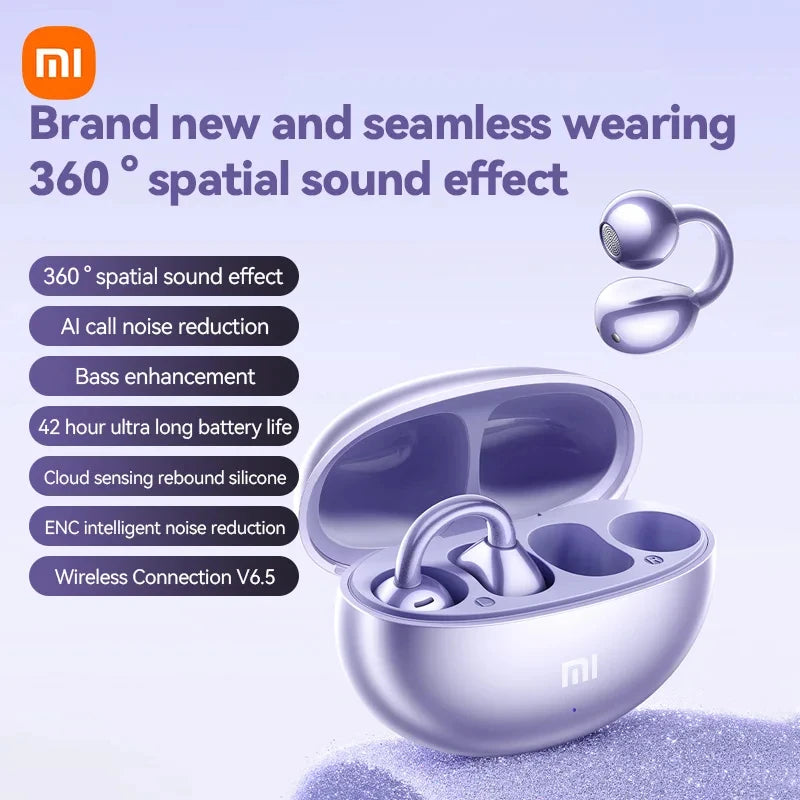 XIAOMI M91 Earbud Wireless Earphones Open Ear Clip Sport Bluetooth 5.4 Earphones ENC Noise cancelling Earphones with Microphone - Merit Sell