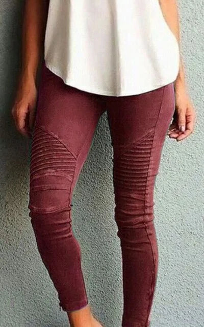 Pleat Jeggings