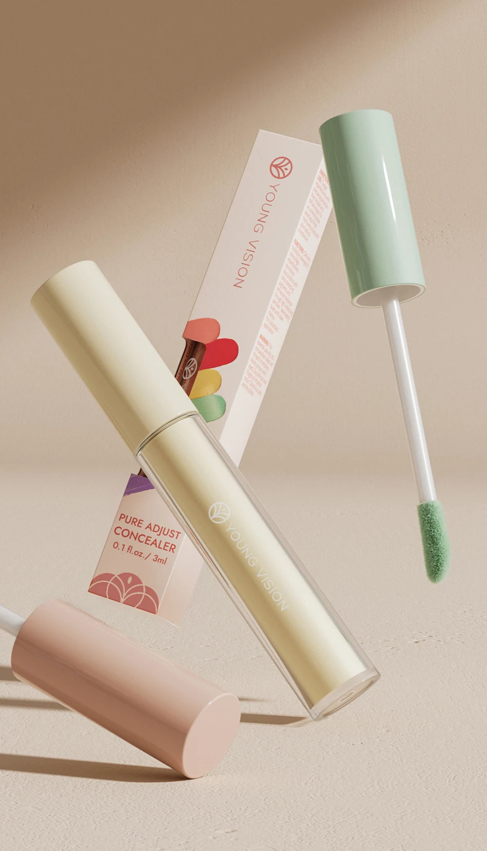 Yellow Orange Liquid Concealer Foundation Primer Base Facial Repair Dark Circles Corrector Skin Tone Purple Brighten Concealer - Merit Sell