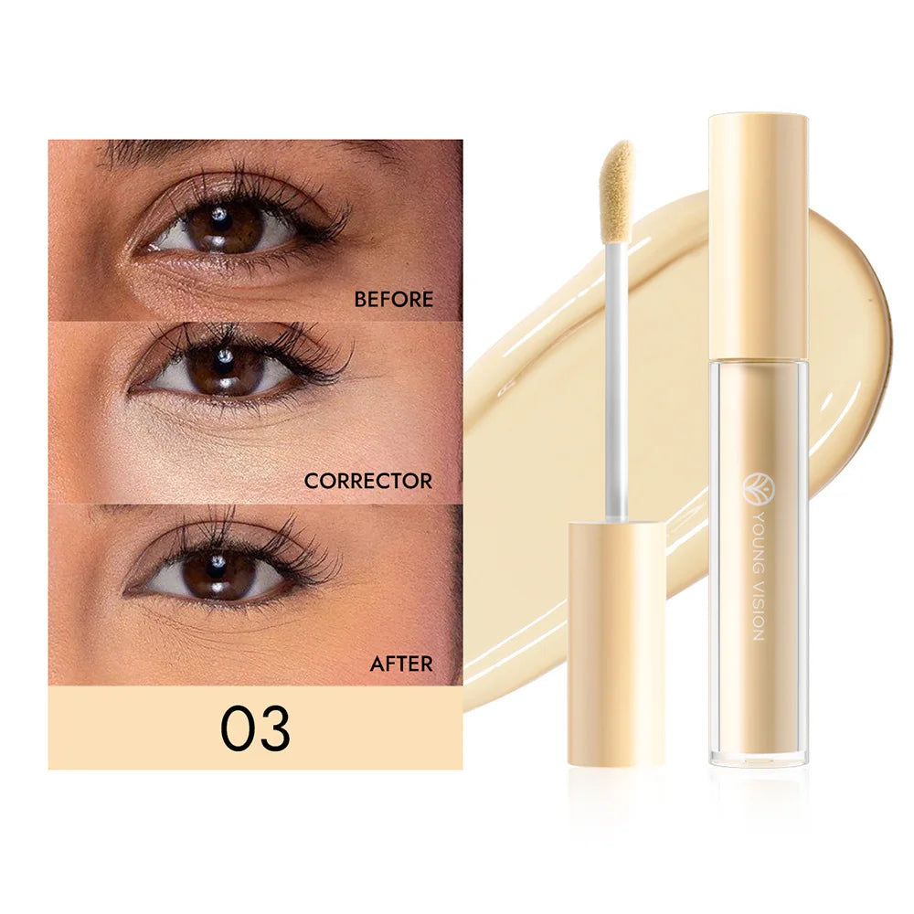 Yellow Orange Liquid Concealer Foundation Primer Base Facial Repair Dark Circles Corrector Skin Tone Purple Brighten Concealer - Merit Sell