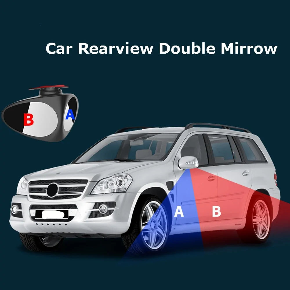 360° Rotatable Car Blind Spot Mirror | Enhance Driving Safety