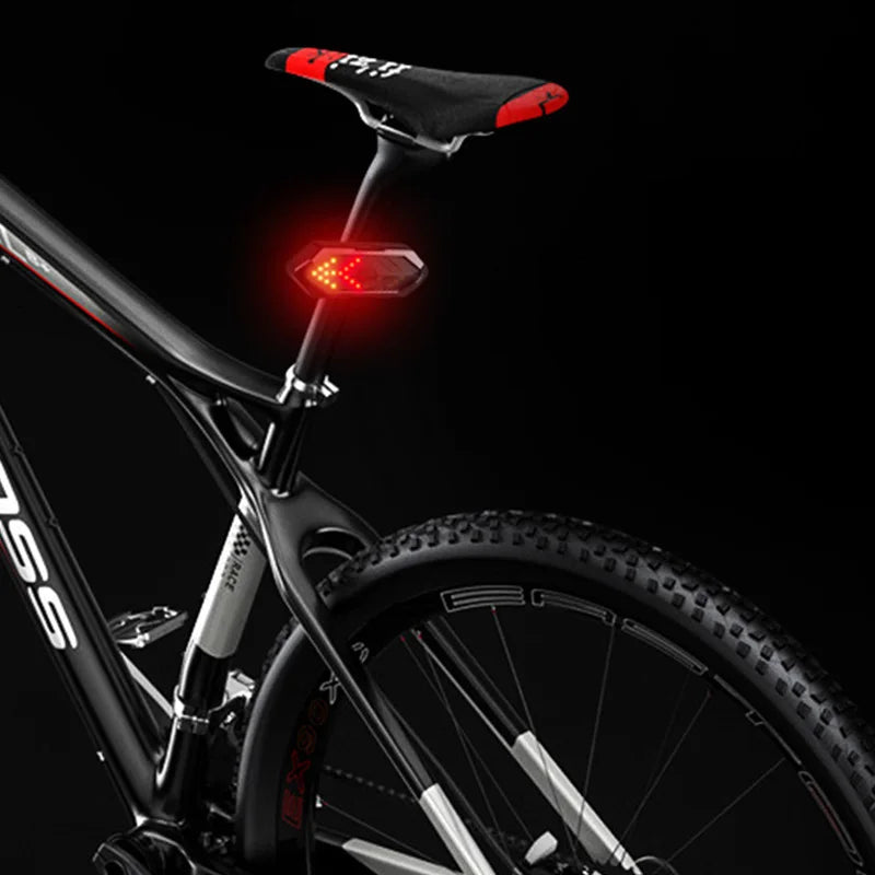 Bike Turn Signal Rear Light with Horn - Safety & Visibility