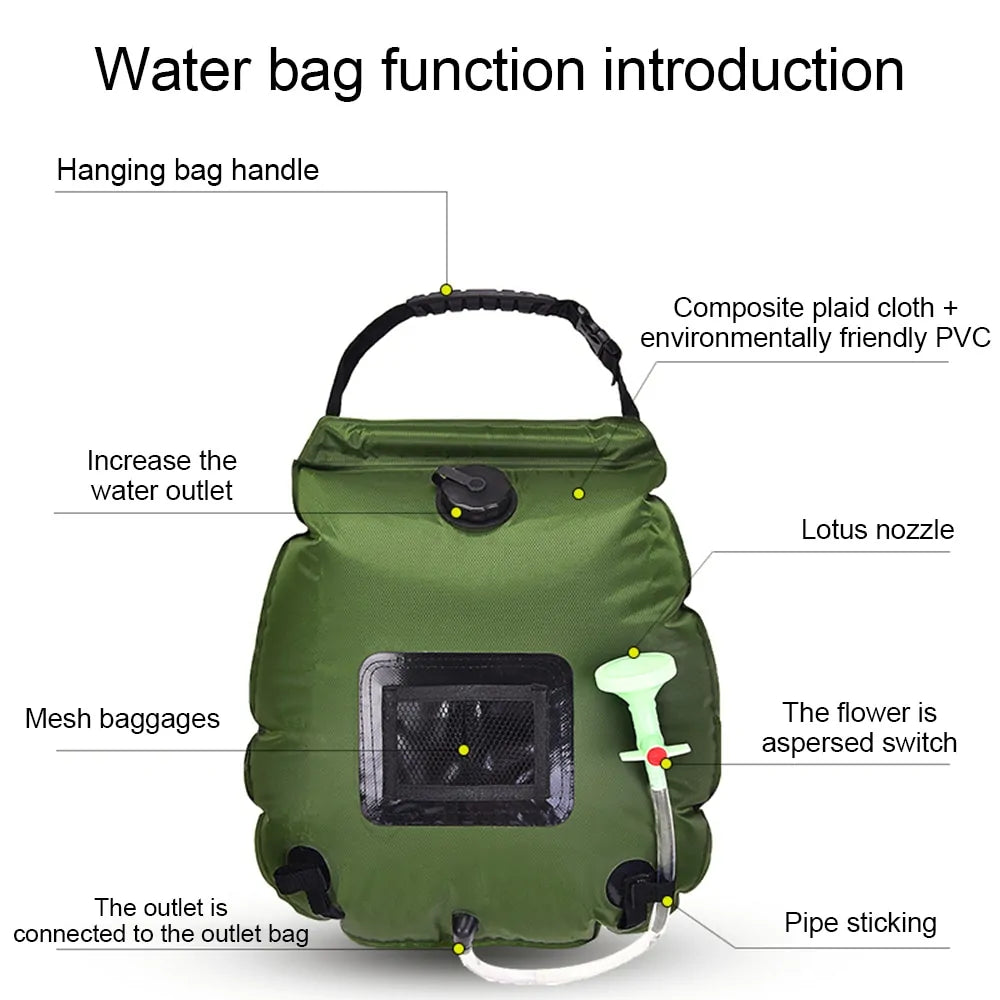 20L Camping Water Bag | Portable & Durable Water Storage