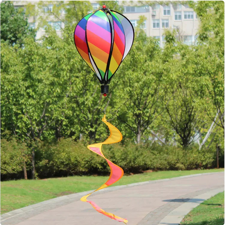 Colorful Hot Air Balloon Wind Spinner