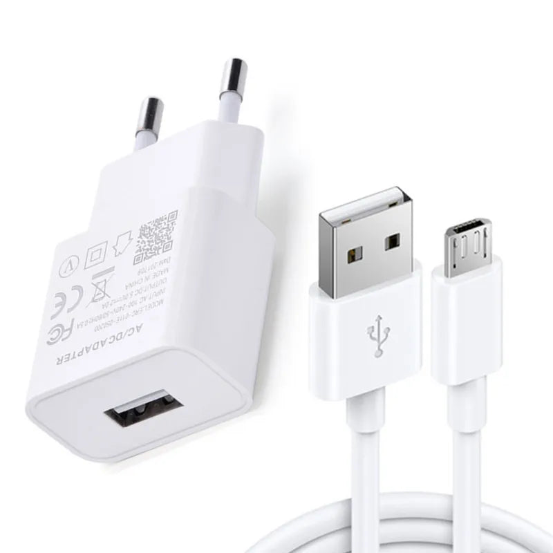 for Xiaomi redmi Charger 5V 2A EU Type-C Micro USB Cable Phone Charging Adapter FOR Redmi Note 11 10 9 3 4 6 7 8 8T Pro 4X 5 5S - Merit Sell