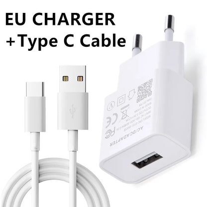 for Xiaomi redmi Charger 5V 2A EU Type-C Micro USB Cable Phone Charging Adapter FOR Redmi Note 11 10 9 3 4 6 7 8 8T Pro 4X 5 5S - Merit Sell