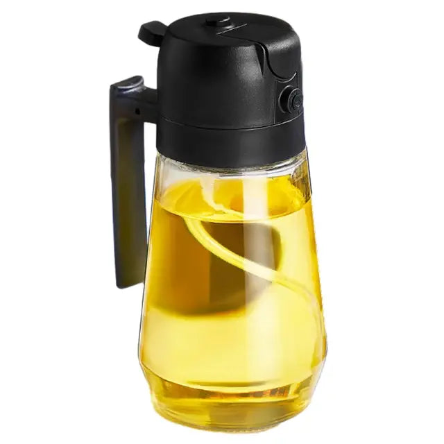 2-in-1 Kitchen Oil Spray Bottle | Efficient Cooking Tool