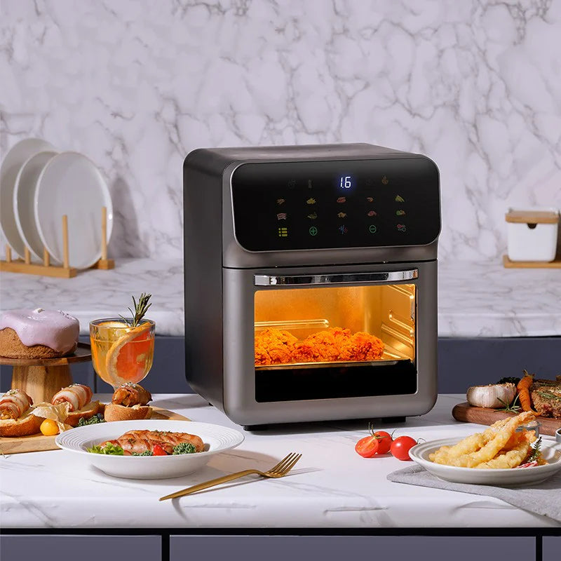 6L Automatic Air Fryer | Intelligent & Visual Cooking