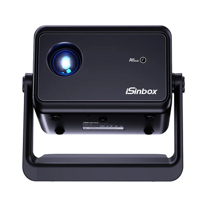 iSinbox 1080P Smart Projector 680ANSI Android 13 WiFi6 BT5.3 Portable Outdoor Home Video Beam Projector HDMI Auto Keystone - Merit Sell