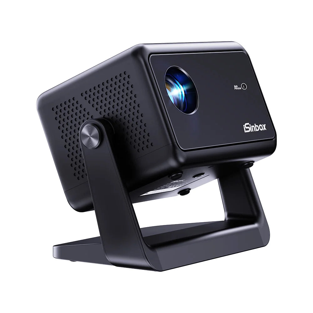 iSinbox 1080P Smart Projector 680ANSI Android 13 WiFi6 BT5.3 Portable Outdoor Home Video Beam Projector HDMI Auto Keystone - Merit Sell