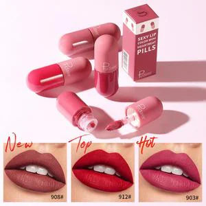 18 Color Mini Capsule Lip Glaze Set | Vibrant & Long-Lasting