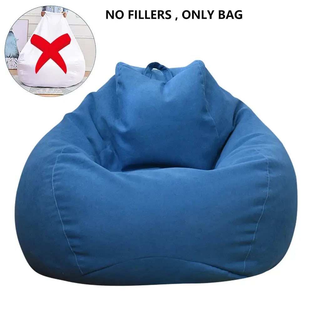 Merit Sell blue lazy sofa cover for living room without fillers shown as bag only