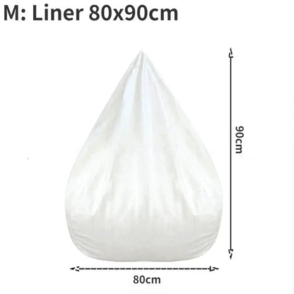 Merit Sell white lazy sofa cover for living room liner measuring 80x90cm