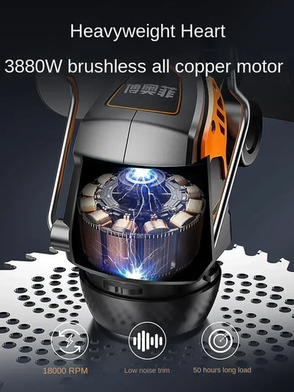 Heavy-Duty Multi-Functional Brush Cutter for Home with 3880W Brushless Motor and Low Noise Operation