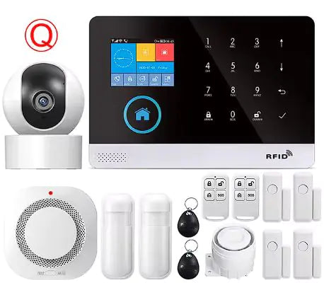 Wireless Home Security Alarm with WiFi & GSM