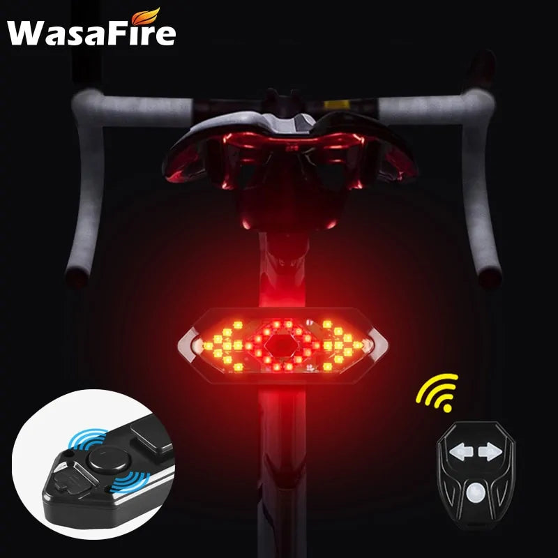 Bike Turn Signal Rear Light with Horn - Safety & Visibility